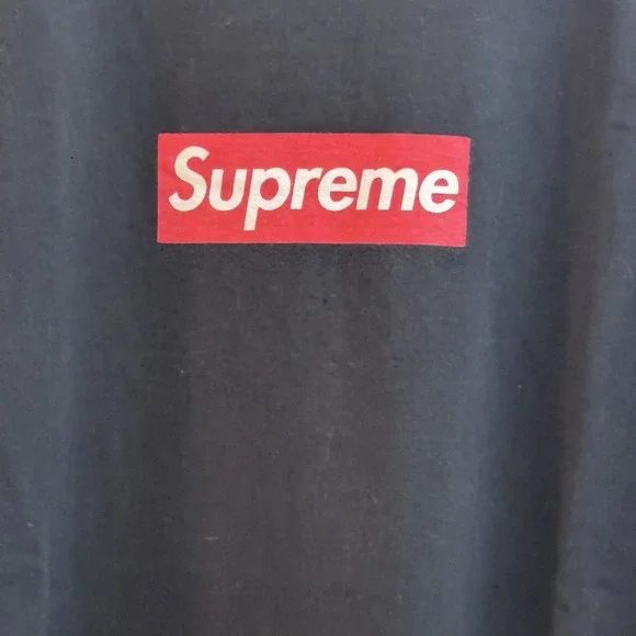 Supreme Men's Black Bogo 2014 20th Anniversary Box Logo‎ T-shirt Size Medium